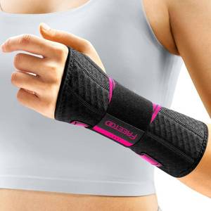 lot 361728 image: FREETOO Carpal Tunnel Wrist Brace Night Support.Pink,Left Hand,SM