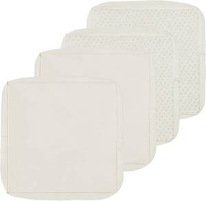 lot 361750 image: Easy-Going Waterproof Patio Cushion Covers 22x20x4 inch 4 Pack