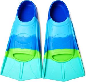 lot 361755 image: Kids Swim Fins Youth Short Blade Swimming Training Flippers