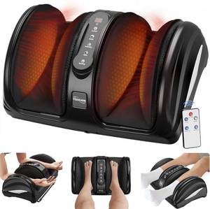 lot 271501 image: Retails for $150 TISSCARE Foot Massager for Neuropathy Shiatsu Feet Massager with Heat for Plantar Fasciitis, Pain Relief, Circulation, Deep Kneading Relaxation Massage for Women Men