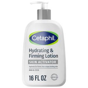 lot 29306 image: CETAPHIL Skin Activator Hydrating & Firming Body Lotion  Mandelic Acid (AHA) and Centella Asiatica (CICA) Body Moisturizer  Hydrates and Firms Aging Skin  Anti-Aging Body Skin Care  16 fl oz - Retail $17