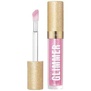 lot 29313 image: Revlon Super Lustrous Glimmer Gloss - Plant Based Glitter - 002 Pink Prisma - 0.13 fl oz Liquid Lip Makeup, For Normal, Oily, Combination, Mature - Retail $12