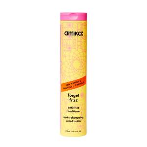 lot 29328 image: amika forget frizz anti-frizz conditioner, 275ml  smoothing, humidity protection, up to 72 hour frizz control  lightweight hydration, for medium to thick coarse hair types 2a-4c - Retail $28