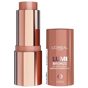 lot 29403 image: LOreal Paris Lumi Bronze Le Stick Soleil Bronzer Stick, Cream-To-Powder Bronzer For A Sunkissed Face Makeup Glow, 100 Sunkissed Ros� - Retail $10