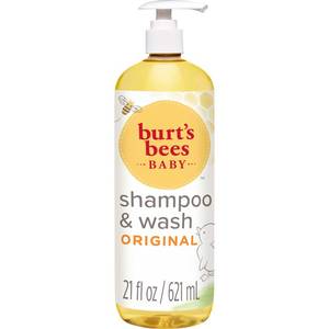 lot 29408 image: Baby Shampoo & Wash, Burts Bees Tear Free Soap, Baby Care, Original, 21 Ounce (Packaging May Vary) - Retail $16