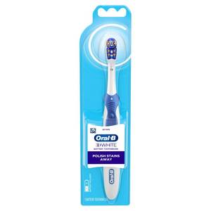 lot 29417 image: Oral-B 3D White Action Power Toothbrush, 1 Count (Colors May Vary), Multi-colored - Retail $11