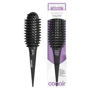 lot 29432 image: Conair Curl Define Pro Detangling Hairbrush, Short, Loose Curls, Dual Vents - Retail $18