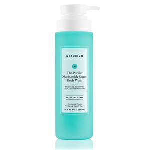 lot 29446 image: Naturium The Purifier Niacinamide Serum Body Wash, Cleansing & Hydrating Gel-Serum, Dermatologist Tested, Paraben & Cruelty Free, 16.9 oz - Retail $17