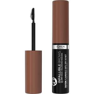 lot 29457 image: LOreal Paris Infallible Volumizing 24H Wear Brow Mascara, Long Lasting Eyebrow Makeup for 2X Fuller Eyebrows, 6R Auburn, 0.13 Fl Oz - Retail $11