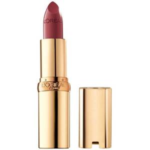 lot 29484 image: LOreal Paris Colour Riche Original Creamy, Hydrating Satin Lipstick with Argan Oil and Vitamin E, Divine Wine , 1 Count - Retail $7