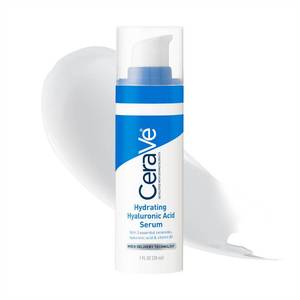 lot 29495 image: CeraVe Hyaluronic Acid Serum for Face, Hydrating Serum for Dry Skin, 1oz - Retail $17