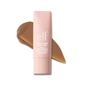 lot 29505 image: e.l.f. Halo Glow Skin Tint SPF 50, Hydrating & Tinted, 12 Tan Cool - Retail $14