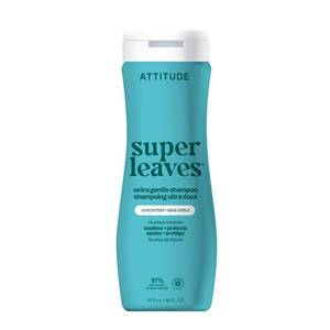 lot 29513 image: ATTITUDE Extra Gentle Hair Shampoo, EWG Verified, Soothes Dry Scalp, Naturally Derived Ingredients, Vegan and Plant Based, Unscented, 16 Fl Oz - Retail $18
