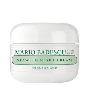 lot 29520 image: Mario Badescu Seaweed Night Cream for Women Anti Aging Oil-Free Moisturizer with Collagen & Sodium Hyaluronate, Ideal for Combination, Oily or Sensitive Skin, Moisturizes & Smooths Skin, 1 Fl Oz - Retail $22