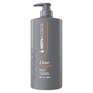 lot 29527 image: Dove Men Thick & Strong 2-in-1 Shampoo & Conditioner, Thickening 28oz - Retail $10