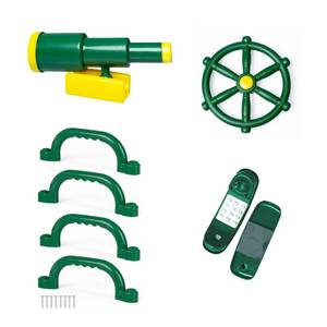 lot 29536 image: Playground Accessory Bundle, 7-Piece - Pirate & Phone Set - Retail $33