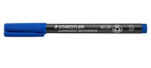 lot 29556 image: STAEDTLER Lumocolor Permanent Pen 314-3 Broad 1.02.5mm Line - Blue (Pack of 10), - Retail $25