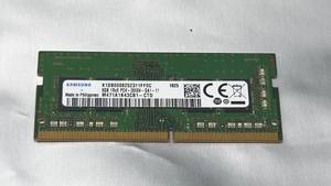 lot 26 image: Samsung 8GB 1Rx8 PC4-2666V SO-DIMM Memory Module K1DR0008252311FF0C - Retail $0