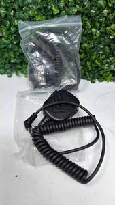 lot 119 image: Remote Speaker Microphone with Coiled Cable and 3.5mm Connector - Retail $0