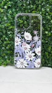 lot 122 image: Casetify iPhone 17 pro max Case Floral Design White Daisies Purple - Retail $0