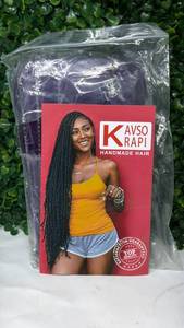 lot 154 image: Kavso Rapi Handmade Hair Braids Synthetic Fiber - Retail $0