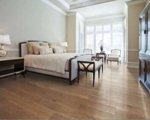 lot 21033 image: Mohawk Rust Hickory Hardwood Flooring 7.5in x -Retail $10.69Sq Ft