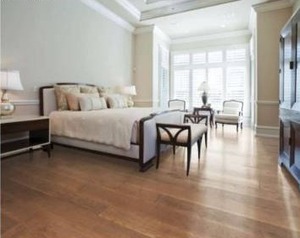 lot 21091 image: Mohawk Canyon Dusk Hickory Hardwood Flooring 7.5in x RL-Retail $10.69Sq Ft