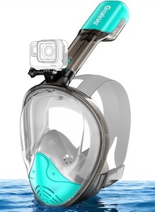 lot 42 image: Greatever G1 Full Face Snorkel Mask Snorkeling Gear for Adults Anit-Leak Latest Dry Top Breathing System,Panoramic 180° View,Anti-Fog & Anti-Leak & Travel Mesh Bag, for Man Women Youth