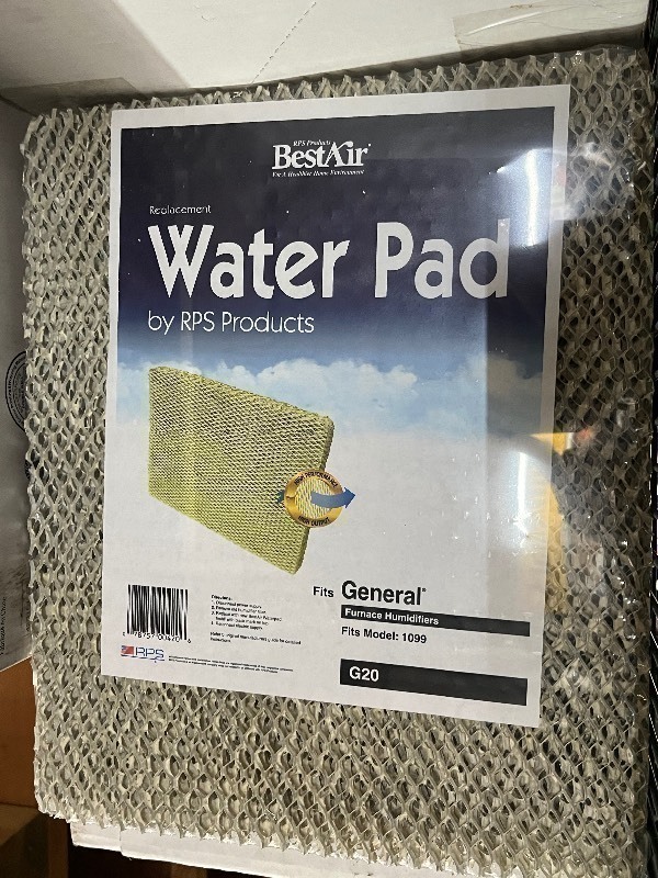 lot 228 image: 6 PACK BestAir-Furnace WaterPad Model #G20