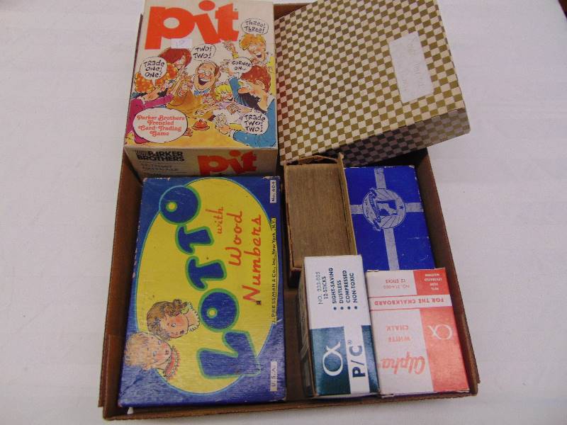 lot 2172 image: Chalk, Games, etc.