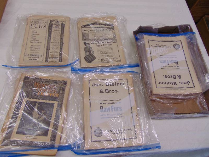 lot 2203 image: 1900s Hunting Magazines, etc.