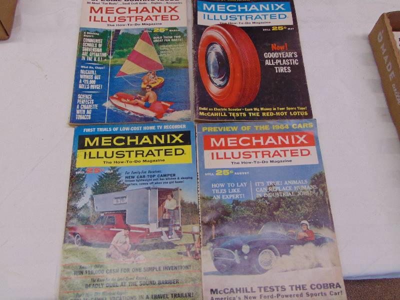 lot 2218 image: Mechanix Illustrated Magazines, etc.