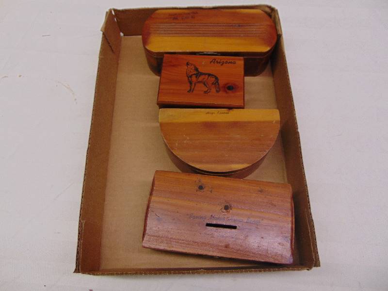 lot 2245 image: Wooden Boxes