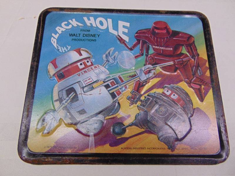 lot 2282 image: The Black Hole tin Lunch box
