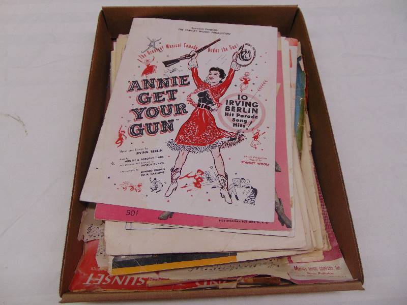 lot 2284 image: Assorted Sheets of Music