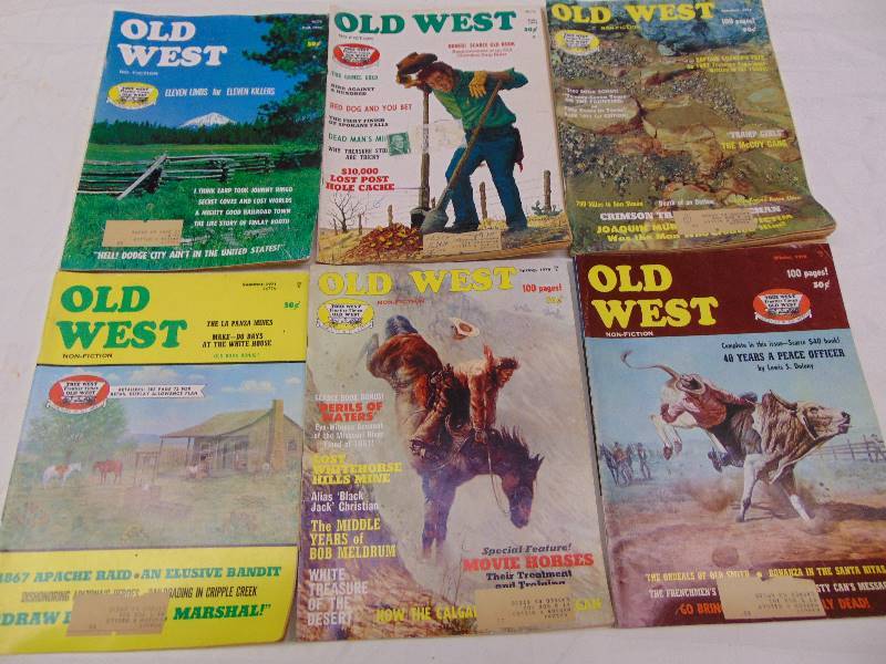 lot 2298 image: Old West Magazines