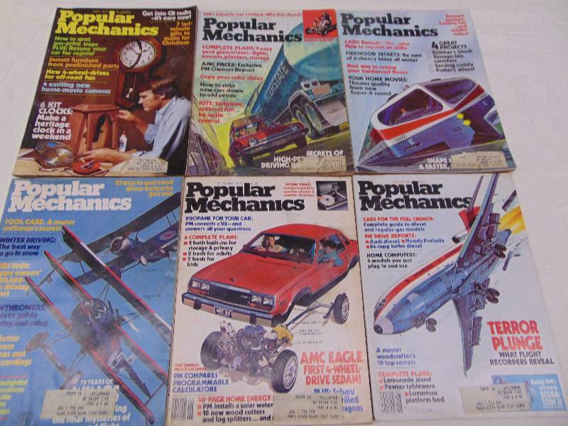 lot 2303 image: Popular Mechanics Magazines
