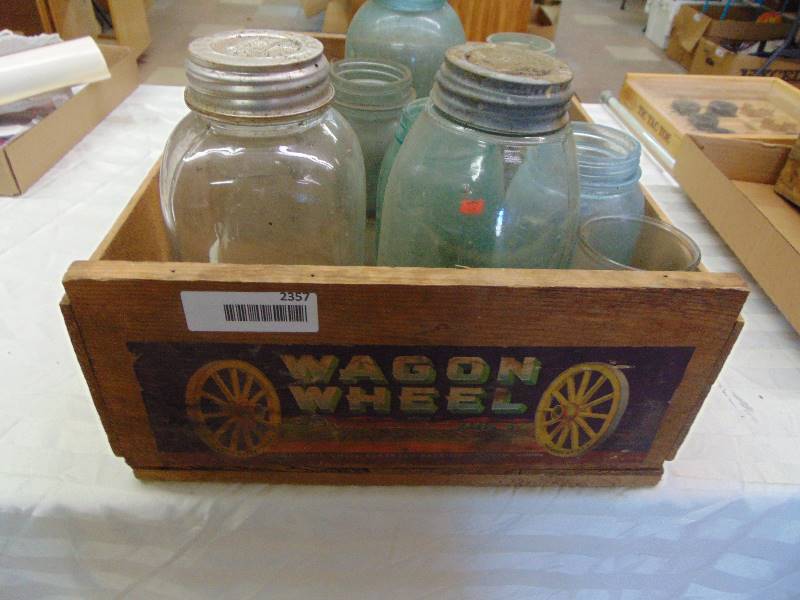lot 2357 image: Glass Jars