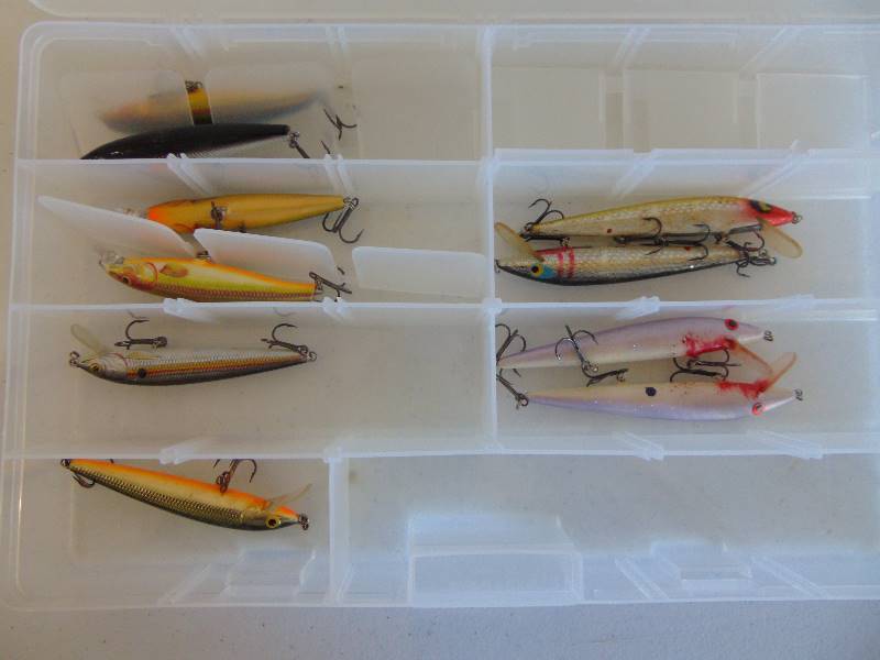 lot 2362 image: Fishing Lures in Plastic Case