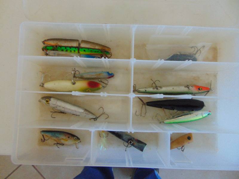 lot 2365 image: Fishing Lures in Plastic Case