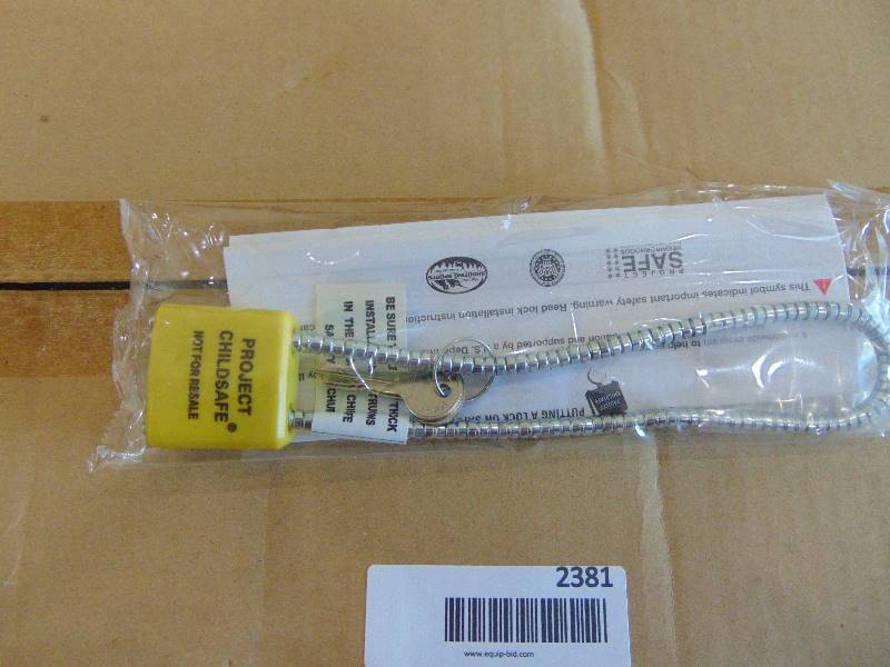 lot 2381 image: Childsafe Gun Locks