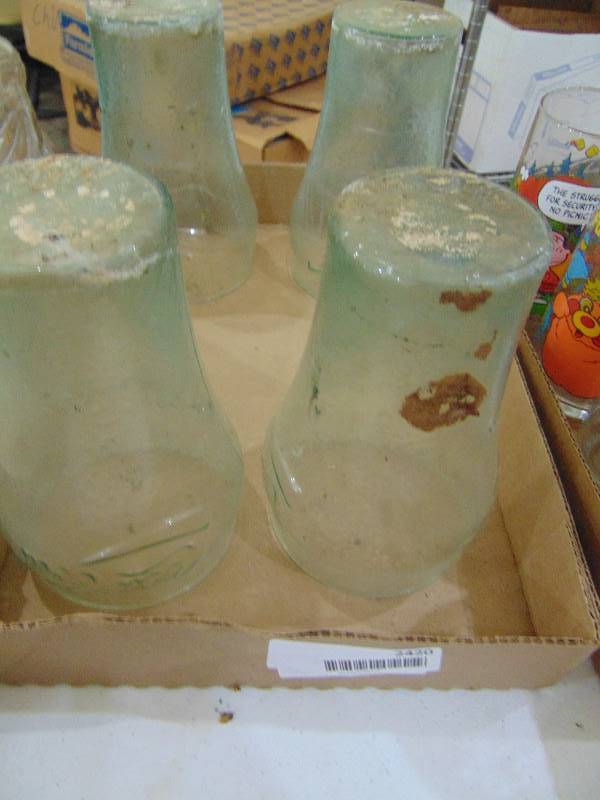 lot 2420 image: Glass Coke Cups