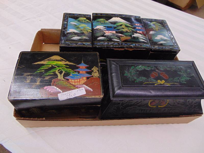 lot 2232 image: Music Jewelry Boxes
