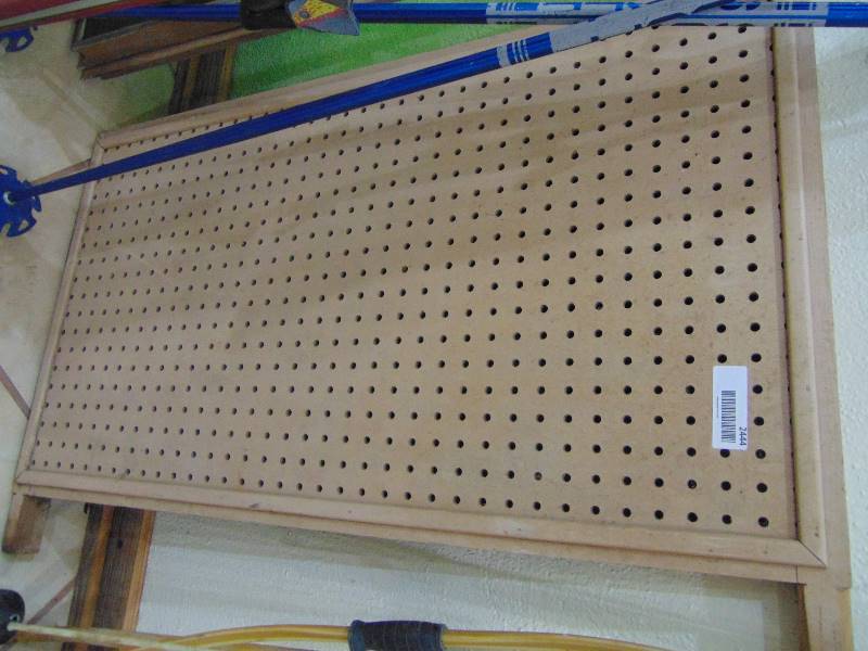 lot 2444 image: Peg Board Display