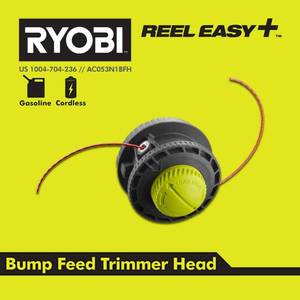 lot 111 image: RYOBI AC053N1BFH Reel Easy Bump Feed String Head with Speed Winder - Retail $33