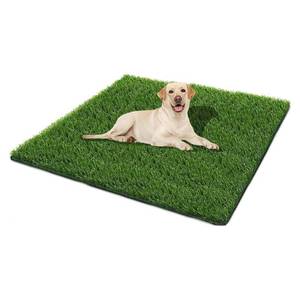 lot 2482 image: SSRIVER Dog Grass Pad,51.2x31.5In Fake Grass for Dogs,Artificial Grass Pee Pad for Puppies Potty Training Indoor Outdoor - Retail $30