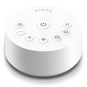 lot 2507 image: Color Noise Sound Machines Sleep White Noise Machine with 25 Soothing Sounds 32 Volume Levels 5 Timers and 4 Sound Categories and Memory Function for Kids Adults and Home - Retail $17
