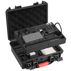 lot 2558 image: AMAZEAR Waterproof Hard Case Compatible with DJI OSMO Pocket 4, Pocket4 Creator Combo Accessories Dual-Layer Hard Shell Cover Travel Box for Carrying, Protection, Storage, Organization, Black - Retail $36