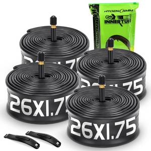 lot 2566 image: Hydencamm THREE Pack Tire Tube 26 x 2.125 Fit 1.751.952.125, 35mm AV - Retail $17