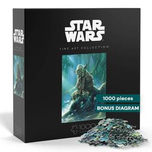 lot 2579 image: Buffalo Games Star Wars Yoda 1000 Piece Jigsaw Puzzle for Adults - Retail $23